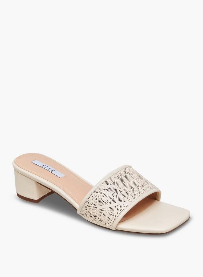 ايل صنادل بكعب عريض للنساء - Image 3